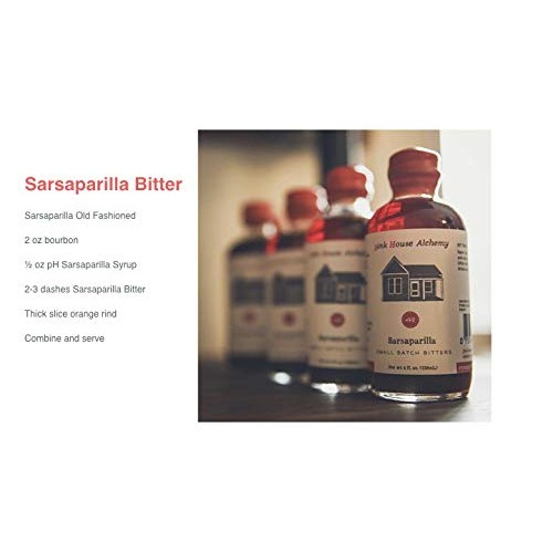 Pink House Alchemy Sarsaparilla Bitters - 4 Oz Essential For Coc