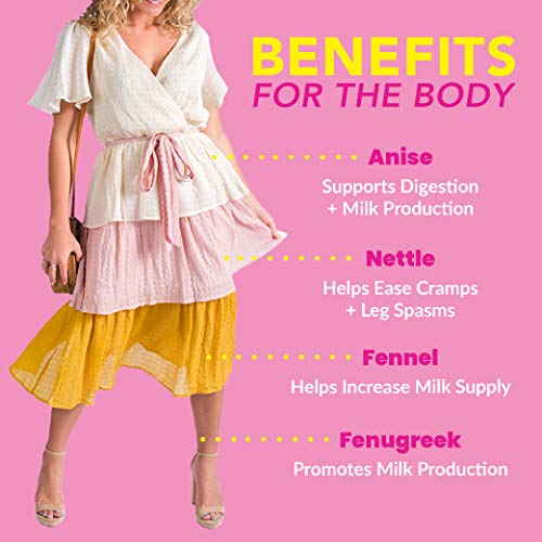 Pink Stork Lactation Tea: Herbal Mint Nursing Tea, Usda Organic,