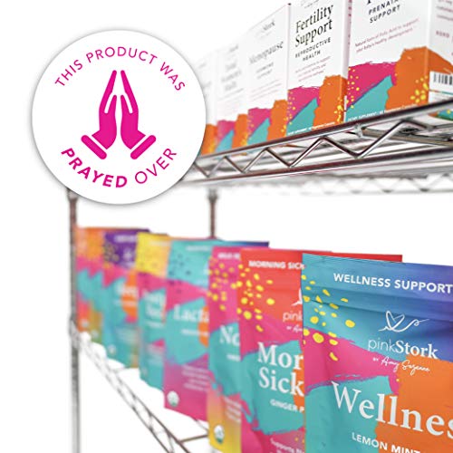 Pink Stork Postpartum Recovery Tea: Strawberry Passion Fruit, Po