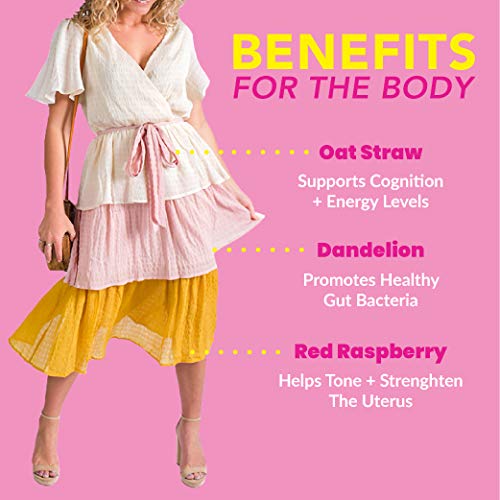 Pink Stork Postpartum Recovery Tea: Strawberry Passion Fruit, Po