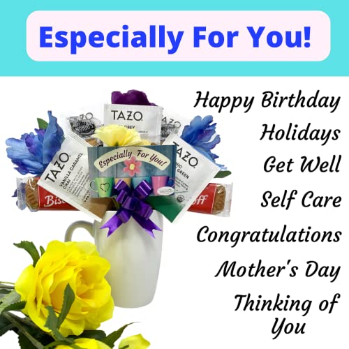 Tea And Cookies Gift Set – 5 Tea Bag Assortment 5 Unique Flavors