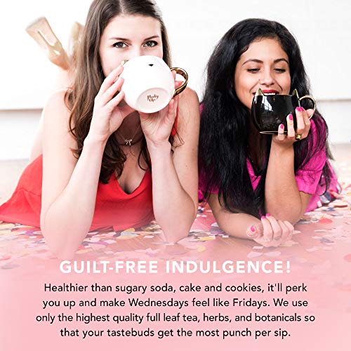 Pinky Up Cherry Rhubarb Cobbler Loose Leaf Tea | Rooibos Tea, Ca