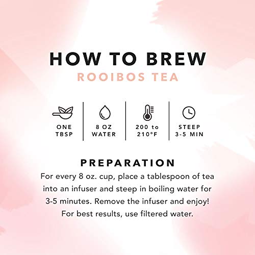 Pinky Up Cherry Rhubarb Cobbler Loose Leaf Tea | Rooibos Tea, Ca