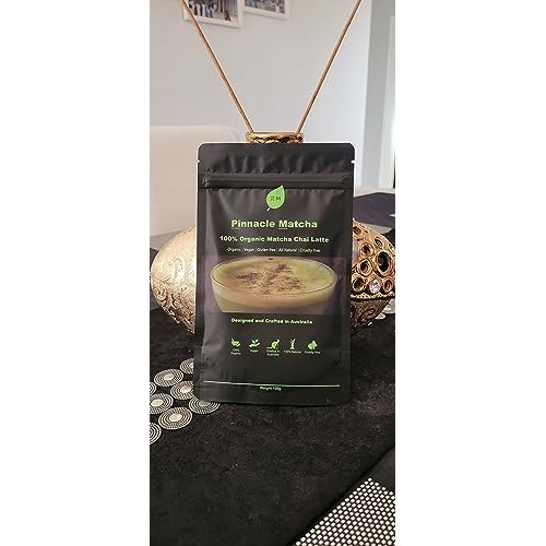 Pinnacle Matcha Chai Latte Powder - Organic Ceremonial Grade Mat...