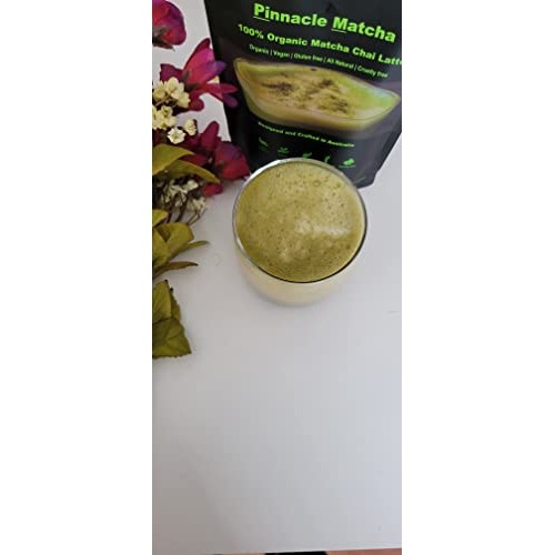 Pinnacle Matcha Chai Latte Powder - Organic Ceremonial Grade Mat...