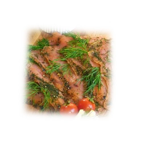 Smoked Salmon, Gravlax, Sliced From Scotland - Approx. 16 Oz