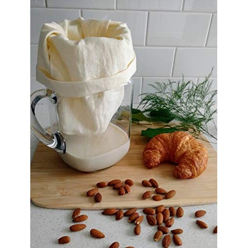 Cloth Reusable Nut Milk Bag And Cold Brew Coffee Filter - Made I
