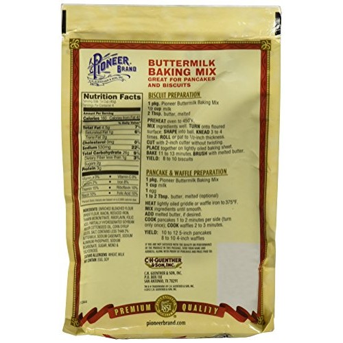 Pioneer Buttermilk Biscuit &Amp; Baking Mix, 6 Oz 4 Pack