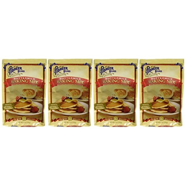 Pioneer Buttermilk Biscuit &Amp; Baking Mix, 6 Oz 4 Pack