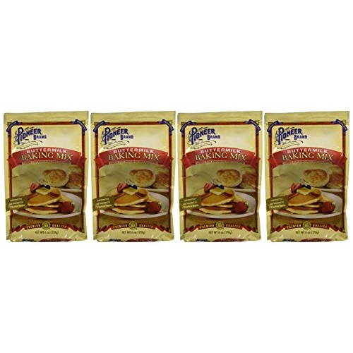 Pioneer Buttermilk Biscuit &Amp; Baking Mix, 6 Oz 4 Pack