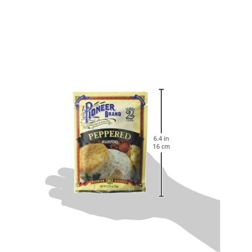 Pioneer Brand Peppered Gravy Mix 2.75Oz Pack Of 6