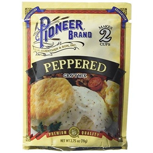 Pioneer Brand Peppered Gravy Mix 2.75Oz Pack Of 6
