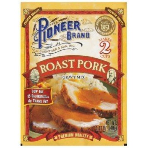 Pioneer Brand Roast Pork Gravy Mix [Pack Of 6]