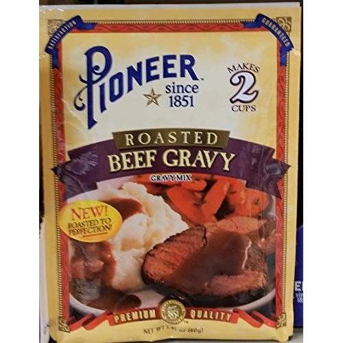 Pioneer Roasted Beef Gravy 1.41 Oz Pack Of 6