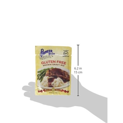 Pioneer Brand Gluten Free Brown Gravy Mix 1.61 Oz Pack Of 6