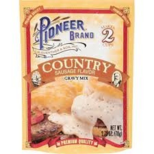 Pioneer Brand Gravy Mix, Country Sausage, 2.75-Ounce Packets 3