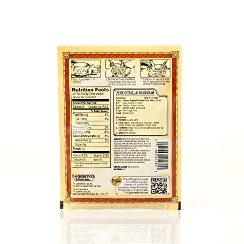 Pioneer Brand Roasted Chicken Gravy Mix Packets 1.67 Oz Pack Of 6