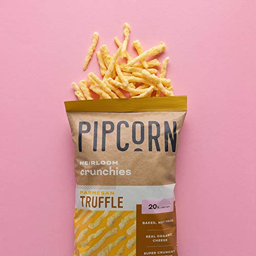 Pipcorn Heirloom Crunchies Truffle Parmesan 7 Ounce Pack Of 3