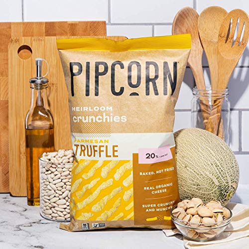 Pipcorn Heirloom Crunchies Truffle Parmesan 7 Ounce Pack Of 3