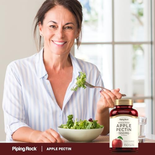 Piping Rock Apple Pectin Capsules 1950 mg | 150 Count | Dietary ...