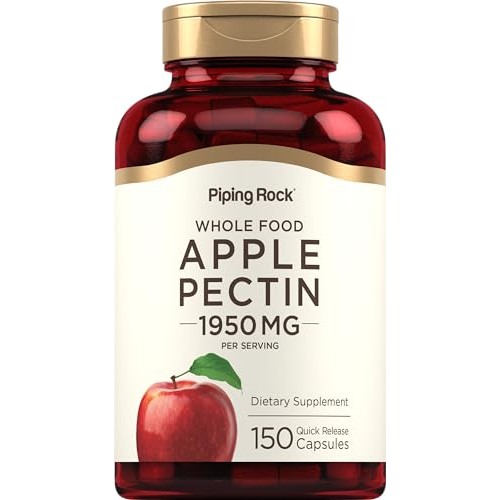 Piping Rock Apple Pectin Capsules 1950 mg | 150 Count | Dietary ...