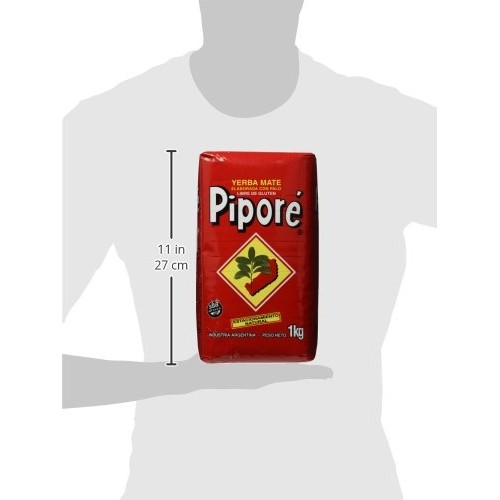 Yerba Mate Pipore - Regular - 2.2 Lbs - 1 Kilo - Gluten Free