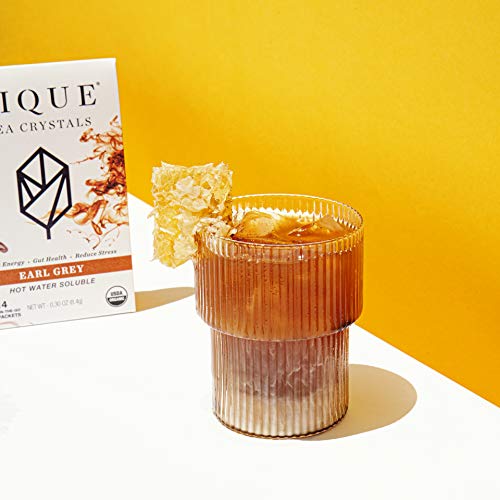 Pique Tea Organic Earl Grey Black Tea Crystals - Immune Support,