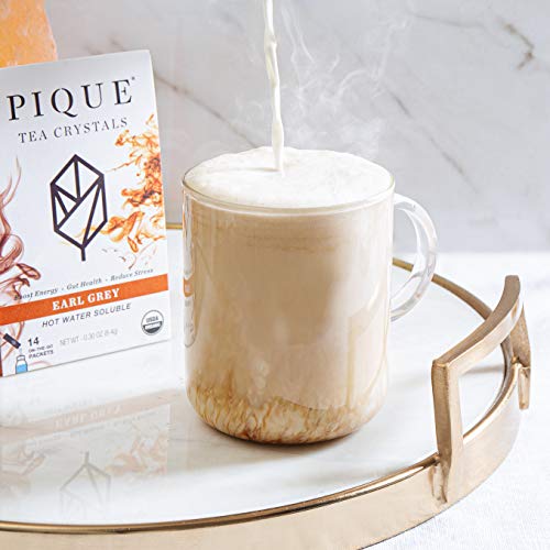 Pique Tea Organic Earl Grey Black Tea Crystals - Immune Support,