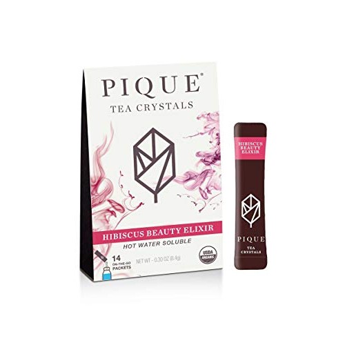 Pique Tea Organic Hibiscus Beauty Elixir - Gut Health, Fasting,