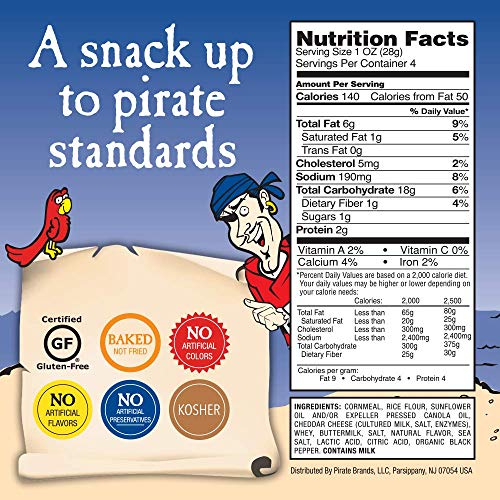Pirates Booty Cheese Puffs, Healthy Kids Snacks, Real Aged Whit