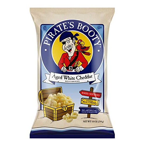 Pirates Booty Cheese Puffs, Healthy Kids Snacks, Real Aged Whit