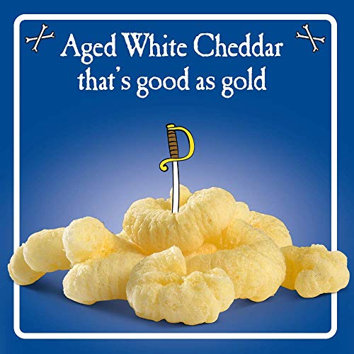 Pirates Booty Snack Puffs, Aged White Cheddar, 6Oz, 0.5 Oz- 12