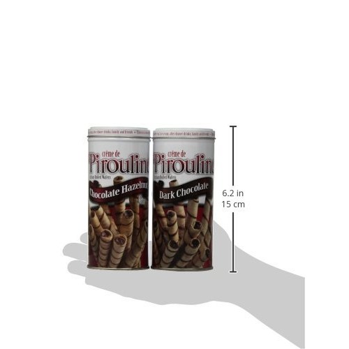 Creme De Pirouline Rolled Wafer Cookies: 1 Dark Chocolate, 1 Cho Creme De Pirouline Rolled Wafer Cookies: 1 Dark Chocolate, 1 Cho