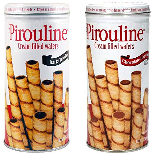 Pirouline Cream Filled Wafers 6 Pack! 3 Dark Chocolate &Amp; 3 Choco
