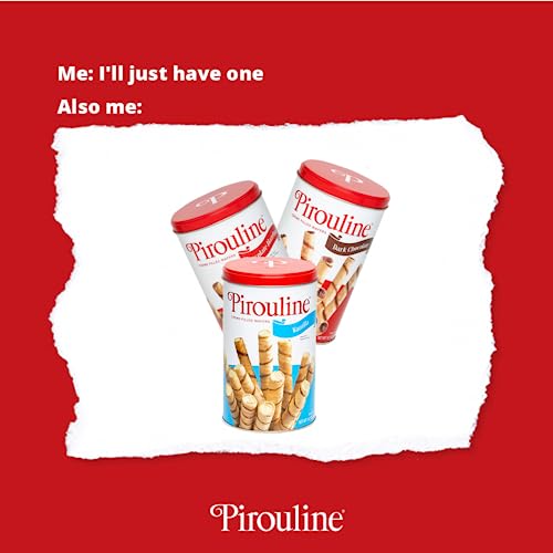 Pirouline Rolled Wafers, Best Flavor Mix, Dark Chocolate, Chocol...