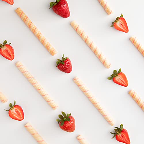 Pirouline Rolled Wafers, Strawberry, 14 Oz