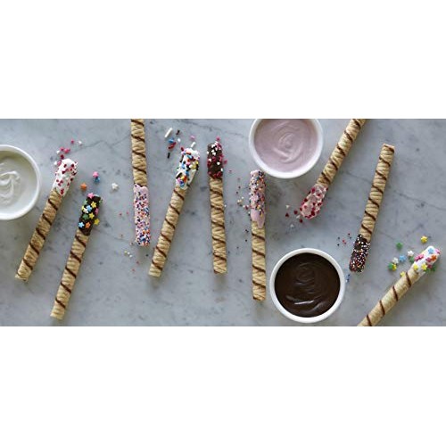 Pirouline Rolled Wafers, Strawberry, 14 Oz