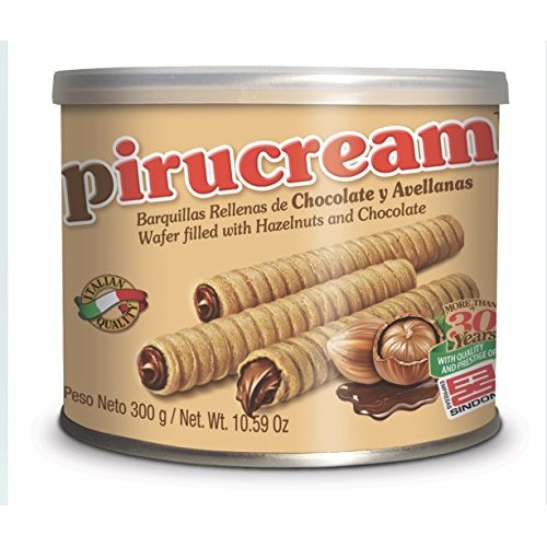 Pirucream Chocolate And Hazelnut Wafer 10.59Oz Pack 7 Pirucream Chocolate And Hazelnut Wafer 10.59Oz Pack 7