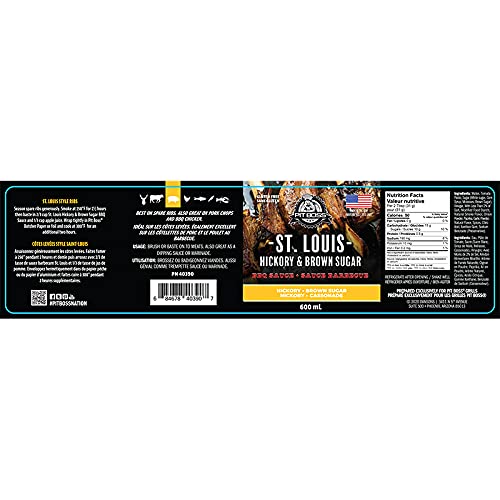 Pit Boss St. Louis Hickory &Amp; Brown Sugar Bbq Sauce, 22 Fl Oz