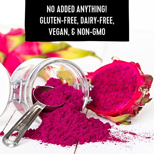 Pitaya Foods - Organic Dragon Fruit Powder, Freeze Dried Fruit P...