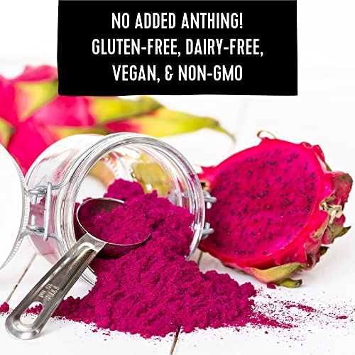 Pitaya Foods, Organic Freeze Dried Red Dragon Fruit Powder, USDA...