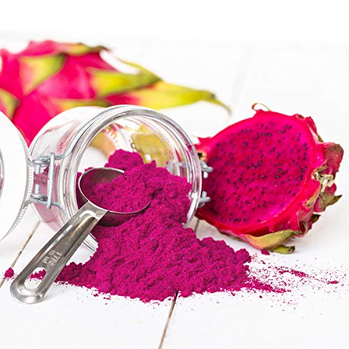 Pitaya Plus, Organic Freeze Dried Red Dragon Fruit Powder, Usda
