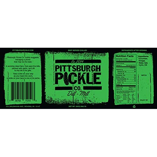 Pittsburgh Pickle Company Dill Mill Pickle Spear Jars - Pack Of 1