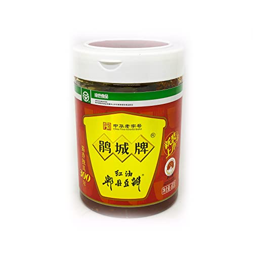 Pixian Sichuan Broad Bean Paste with Chili Oil, 1.32 lb 郫縣紅油...