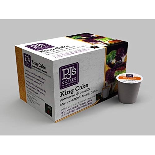 Pjs Coffee - King Cake Single Serve Cups, 12 Count