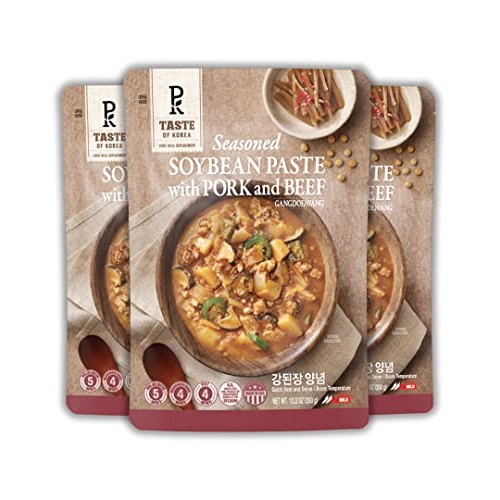 [PK] 3 Pack of Seasoned Soybean Paste With Pork And Beef GangDo...