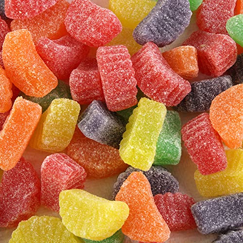 Planet Sweets Assorted Jelly Fruit Slices Gummy Wedges Sugar Coa...