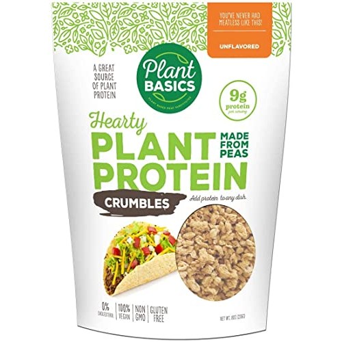 Plant Basics - Hearty Plant Protein - Unflavored Crumbles, 8 Oz
