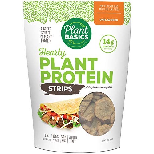 Plant Basics - Hearty Plant Protein - Unflavored Strips, Non-Gmo