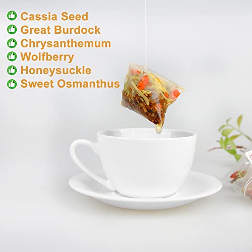 Plant Gift Juhua Cassia Seed Tea Bags 8.81oz 5g*50bags, Great ...